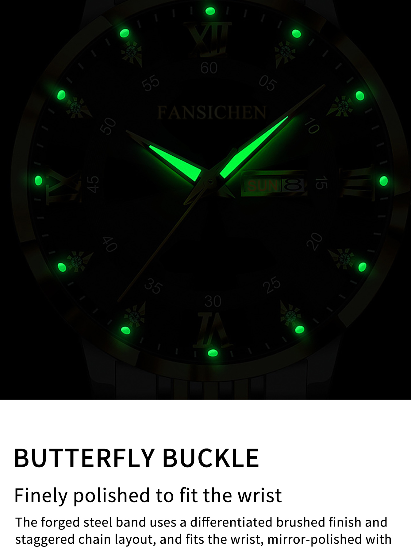 Fashion Mens Luxury men watch