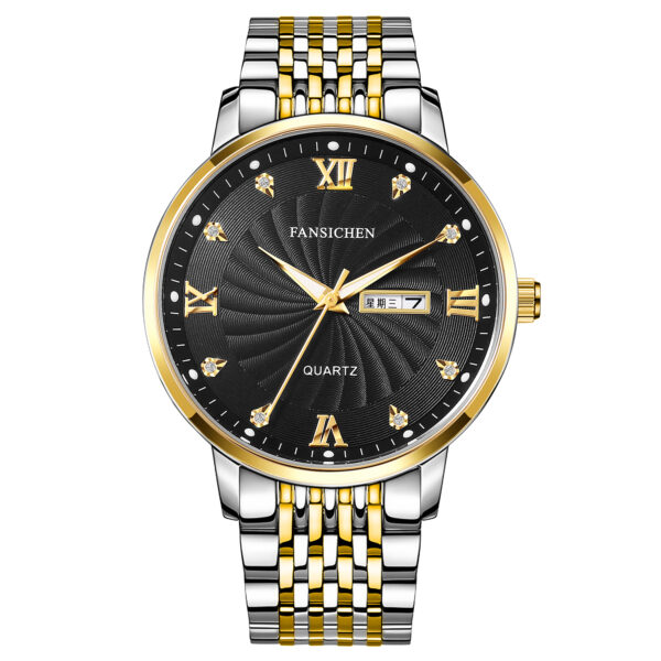 Fashion Hip Hop luxury custom logo stainless steel quartz watches customize watch for men designer watches for men