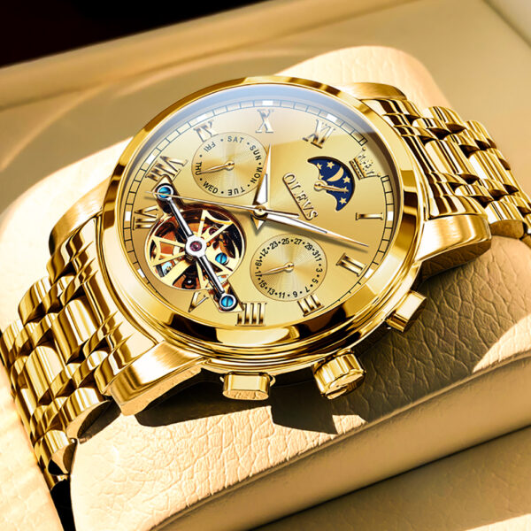 stainless steel watch