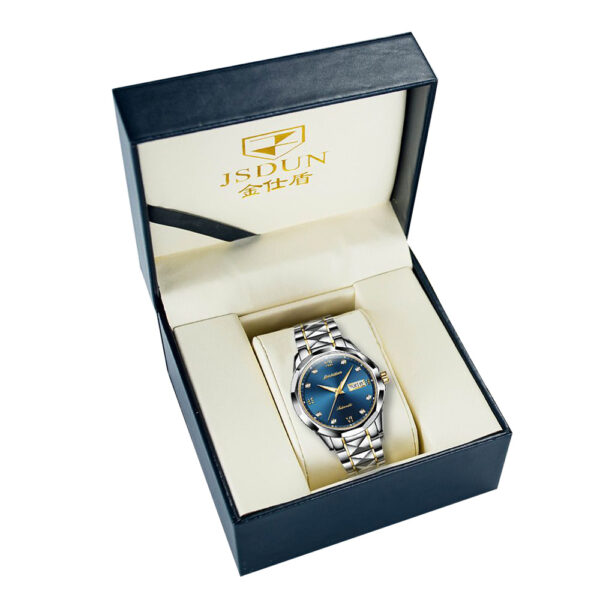 OEM Top luxury moon phase Waterproof Luminous Date Sport Stainless Steel Automatic mechanical watch - Image 12