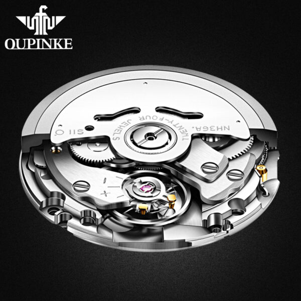 Automatic Winding Mechanical Bracelet Sapphire Luminous Waterproof Japanese digital Movement Mens wrist Watch - Image 11