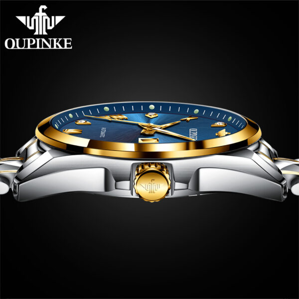 Automatic Winding Mechanical Bracelet Sapphire Luminous Waterproof Japanese digital Movement Mens wrist Watch - Image 10