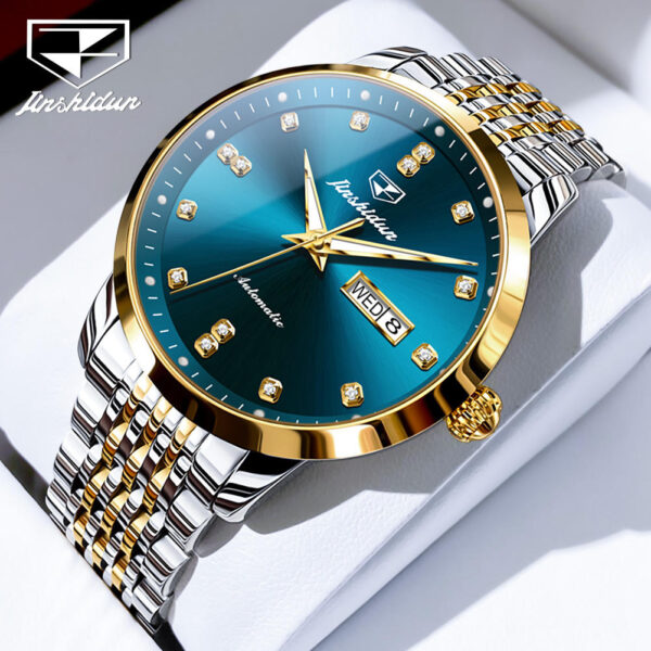 wholesale luxury Waterproof stainless steel Business Classic automatic mechanical watch for man - Image 11
