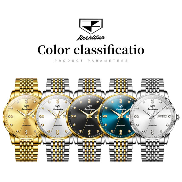 wholesale luxury Waterproof stainless steel Business Classic automatic mechanical watch for man - Image 6