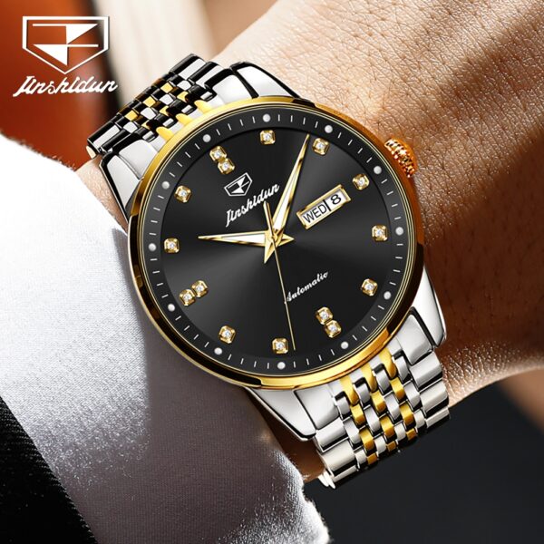 wholesale luxury Waterproof stainless steel Business Classic automatic mechanical watch for man - Image 10