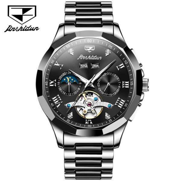 High-quality tourbillon Luxury stainless steel Sports Fashion Multifunctional automatic mechanical watch for man - Image 3