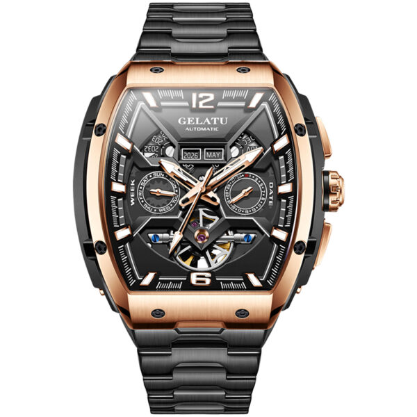 Stainless Steel Automatic Mechanical Watches For Mens - Image 2