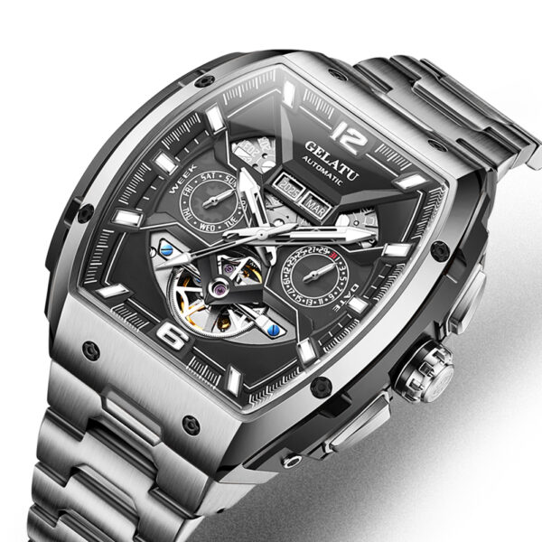 Stainless Steel Automatic Mechanical Watches For Mens - Image 3
