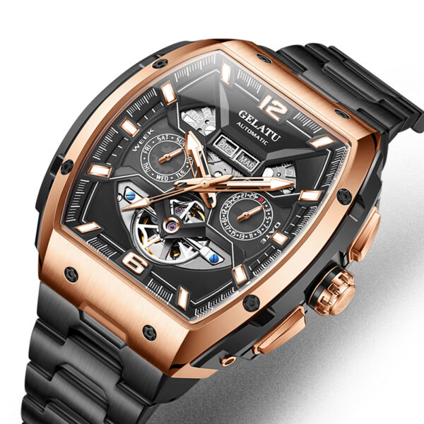 Stainless Steel Automatic Mechanical Watches For Mens - Image 4