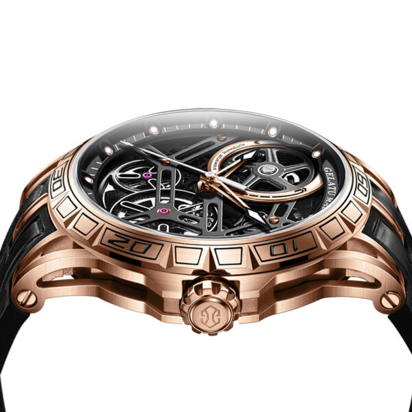 OEM Skeleton Luminous Luxury Tourbillon Waterproof Automatic Watch - Image 3