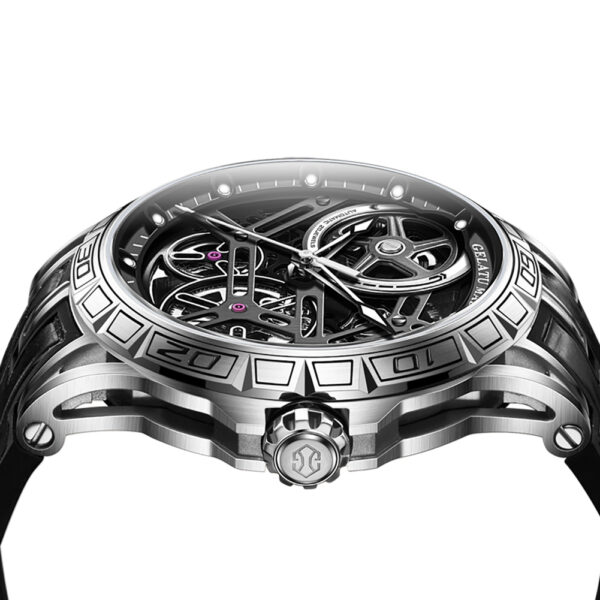OEM Skeleton Luminous Luxury Tourbillon Waterproof Automatic Watch - Image 4