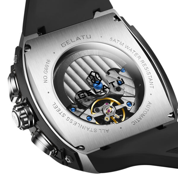 OEM Luxury Strap Skeleton Wrist Men Watches - Image 6