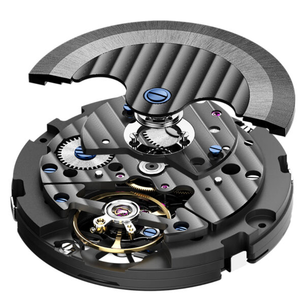 OEM Luxury Strap Skeleton Wrist Men Watches - Image 9