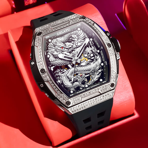 OEM Golden Dragon Precision Automatic Mechanical Men Watch - Image 11