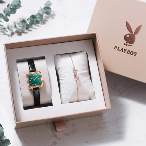 2060 Green Fashionable Luminous quartz watch for woman - Image 5