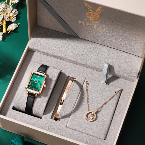 2049 OEM leather Gift classics lady quartz watch for woman - Image 3