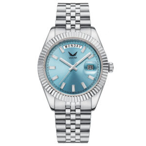 Iss Crystal Mark Sunray Dial Montre Steel Strap Calendar Week Waterproof Fashion Customized Logo Watch