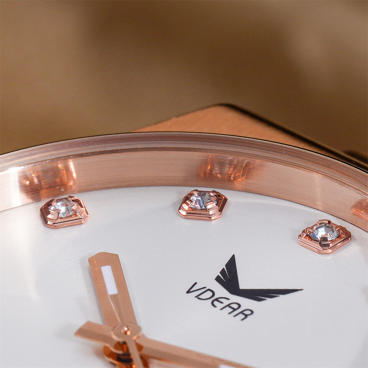 Iss Elegant Small Round Case Crystals Scale Women Quartz Watches Sunray Dial With Luminous Hands Simple Watch - Image 20