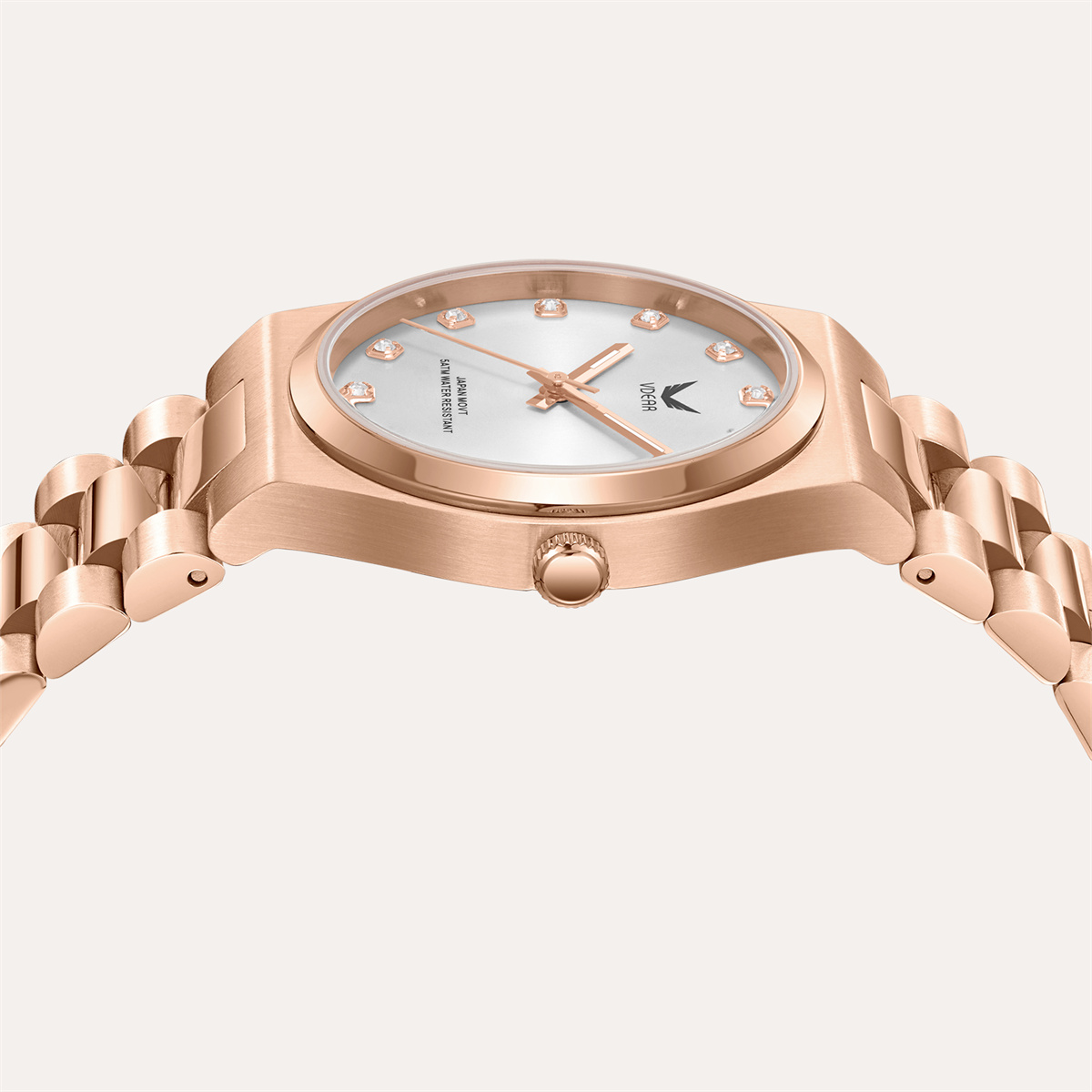 Iss Elegant Small Round Case Crystals Scale Women Quartz Watches Sunray Dial With Luminous Hands Simple Watch - Image 16