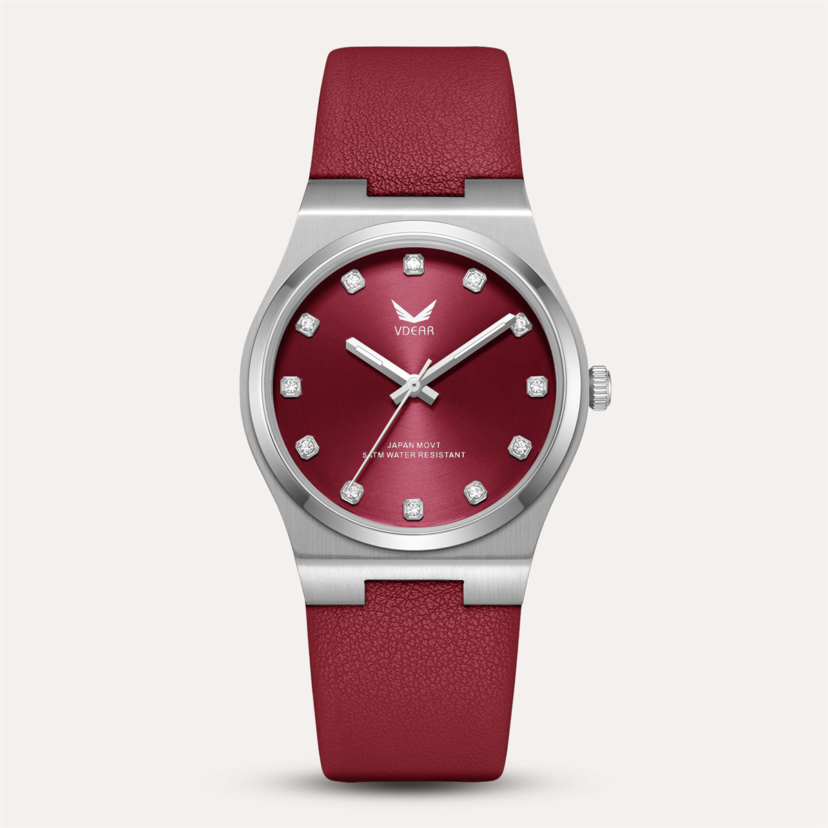 Iss Fashion Sunray Dial With Diamond Scale Ladies Watches Minimalist Waterproof Luxury Women'S Quartz Wristwatch - Image 2