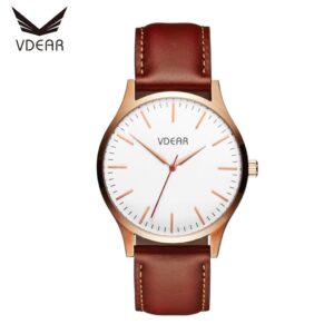 Iss Customized Quartz Watch Supplier Minimalist Luxury Mens Matte Round Dial Watch