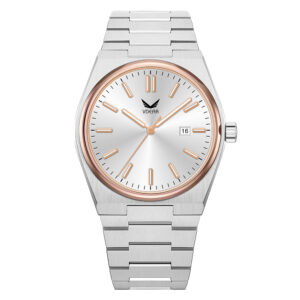 Iss Round Design Sunray Dial Luxury Quartz Mens Watch Waterproof Luminous Calendar Minimalist Style Oem Watch Supplier