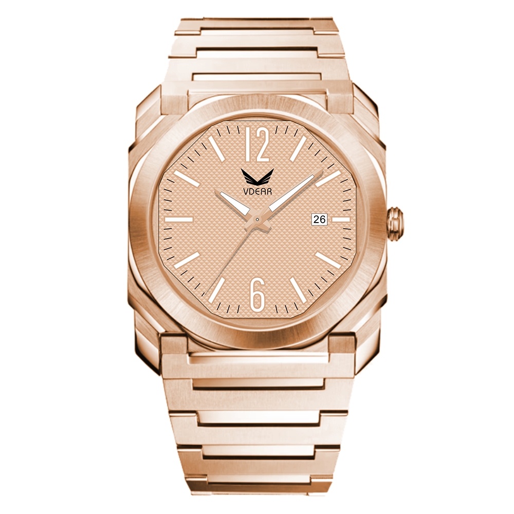 Iss Square Mens Watches Ultra Thin Checkered Pattern Dial Luminous Date Business Wristwatches Quartz Waterproof - Image 2