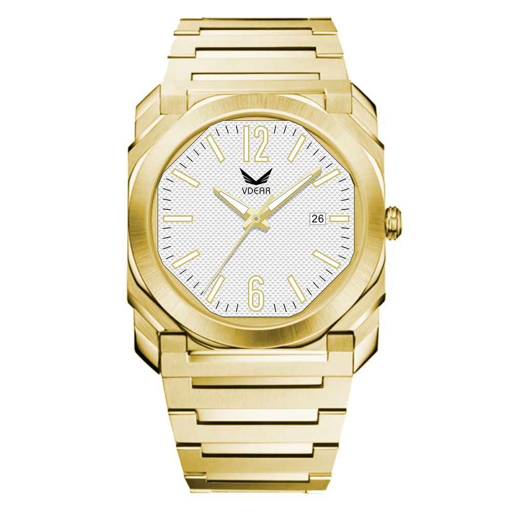 Iss Square Mens Watches Ultra Thin Checkered Pattern Dial Luminous Date Business Wristwatches Quartz Waterproof - Image 4