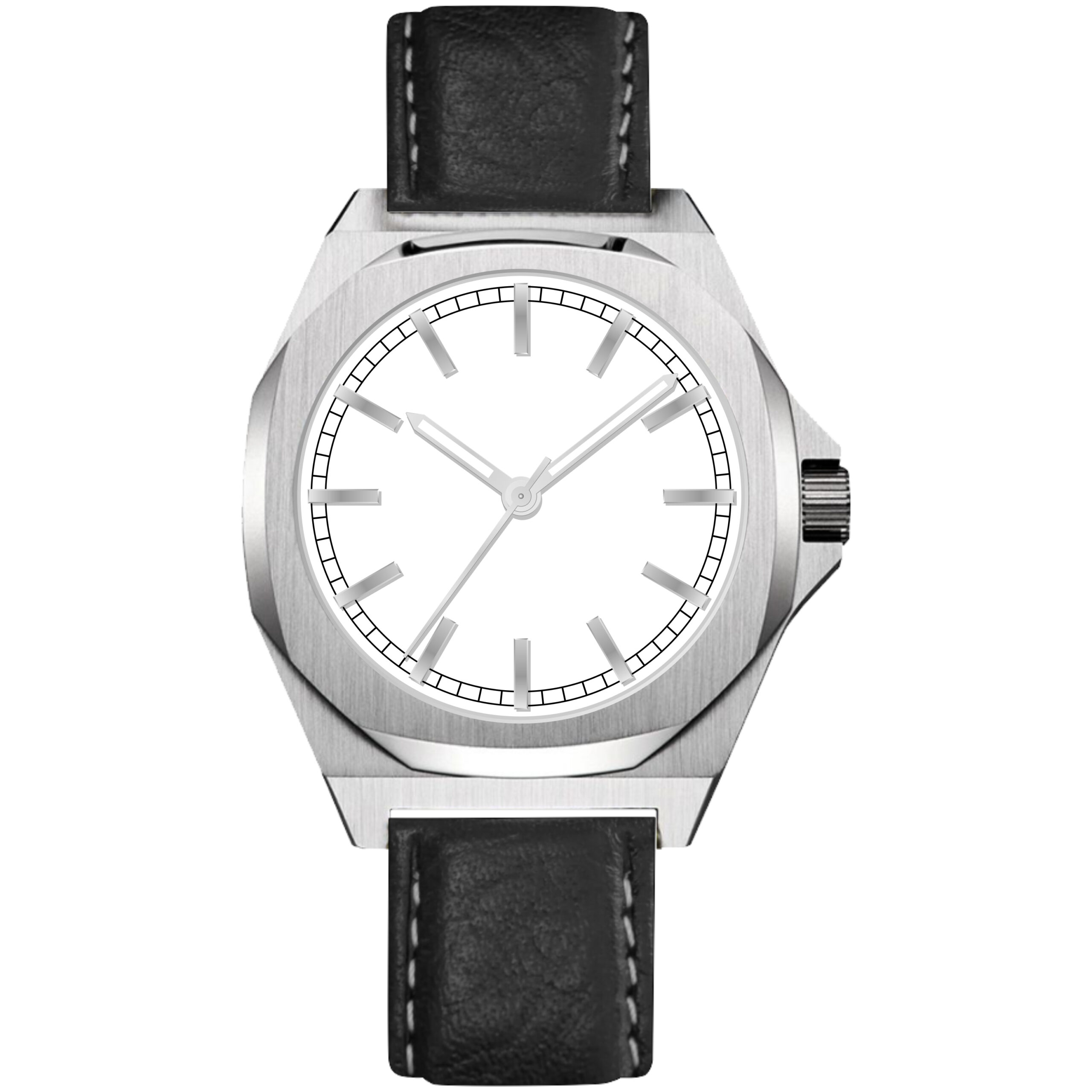 Iss Men Luxury Ultn Thin Quartz Watch Best Classic Minimalist White Dial Retro Belt Waterproof Fashion Watch - Image 13