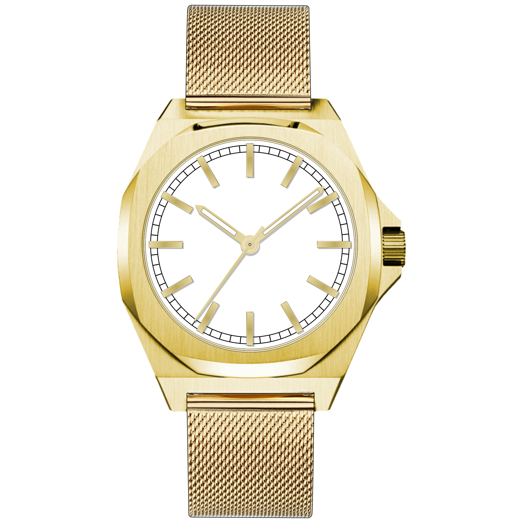 Iss Men Luxury Ultn Thin Quartz Watch Best Classic Minimalist White Dial Retro Belt Waterproof Fashion Watch - Image 6