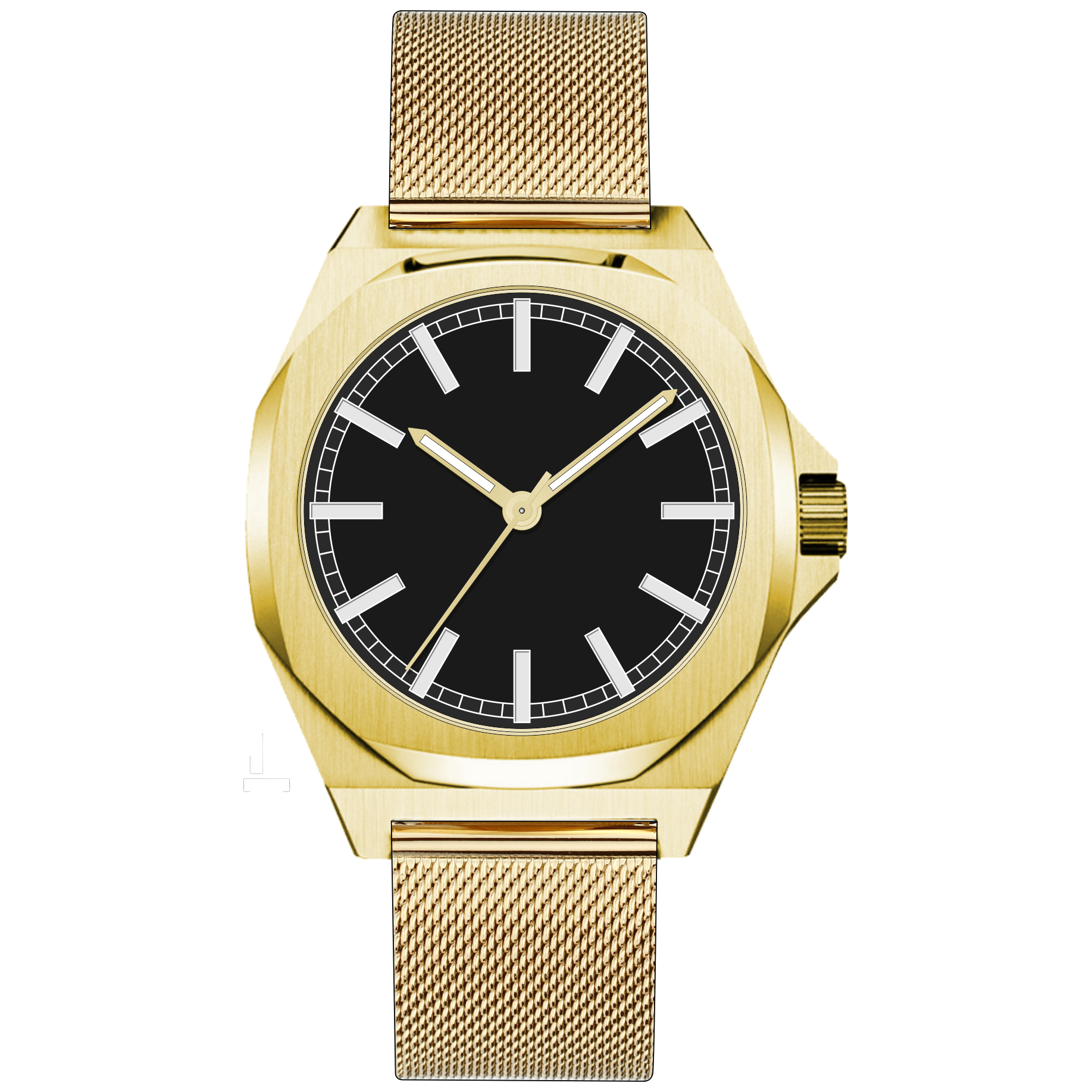 Iss Men Luxury Ultn Thin Quartz Watch Best Classic Minimalist White Dial Retro Belt Waterproof Fashion Watch - Image 3