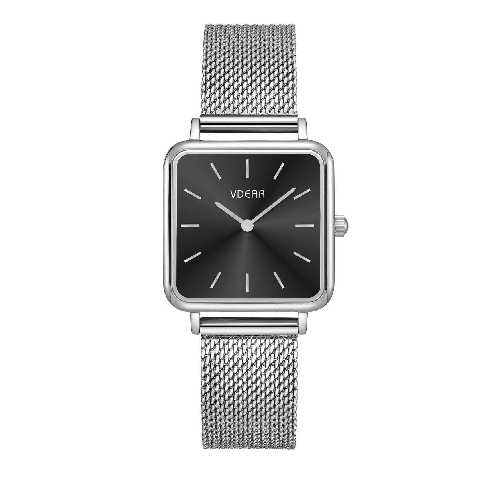 Iss Ultra Thin Female Sunray Dial Watch Leather Strap Gold Square Case Quartz Ladies Watch - Image 11