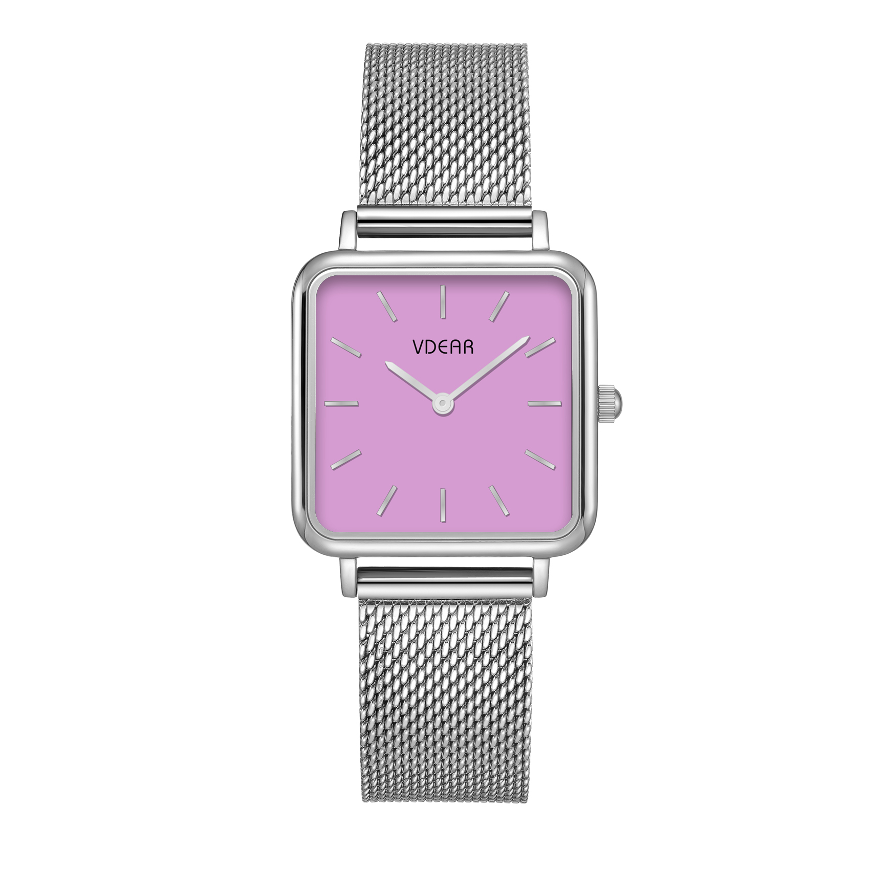 Iss Ultra Thin Female Sunray Dial Watch Leather Strap Gold Square Case Quartz Ladies Watch - Image 2