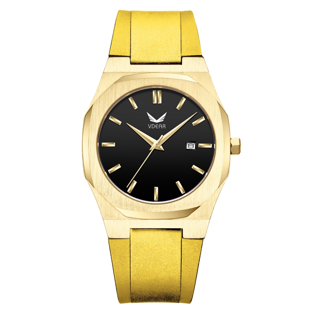 Water proof Stainless Steel Case Quartz Movement Japan Movement Genuine Leather Waterproof Wrist Watch for Men - Image 21