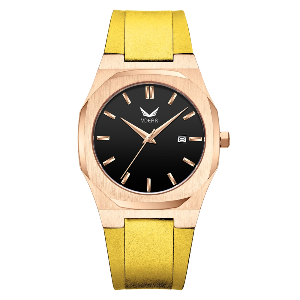 Water proof Stainless Steel Case Quartz Movement Japan Movement Genuine Leather Waterproof Wrist Watch for Men - Image 24