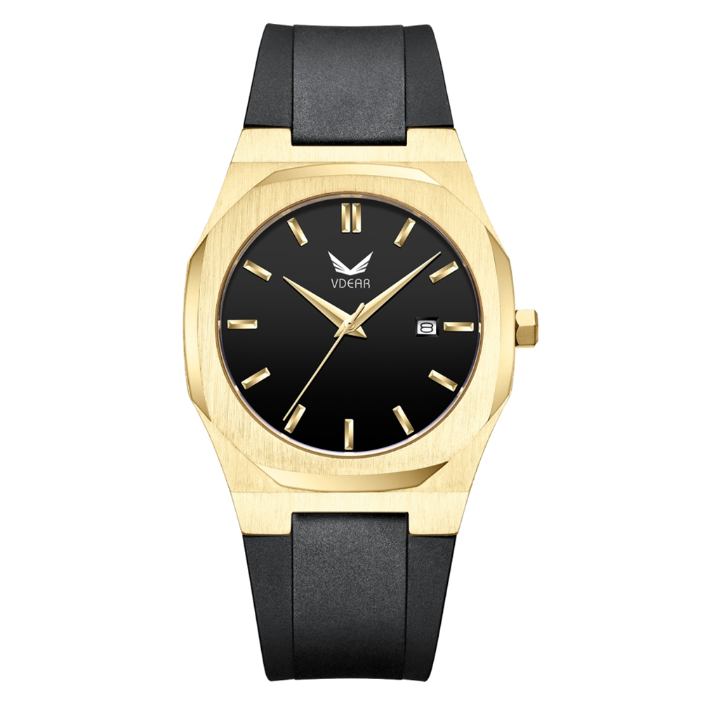 Water proof Stainless Steel Case Quartz Movement Japan Movement Genuine Leather Waterproof Wrist Watch for Men - Image 25