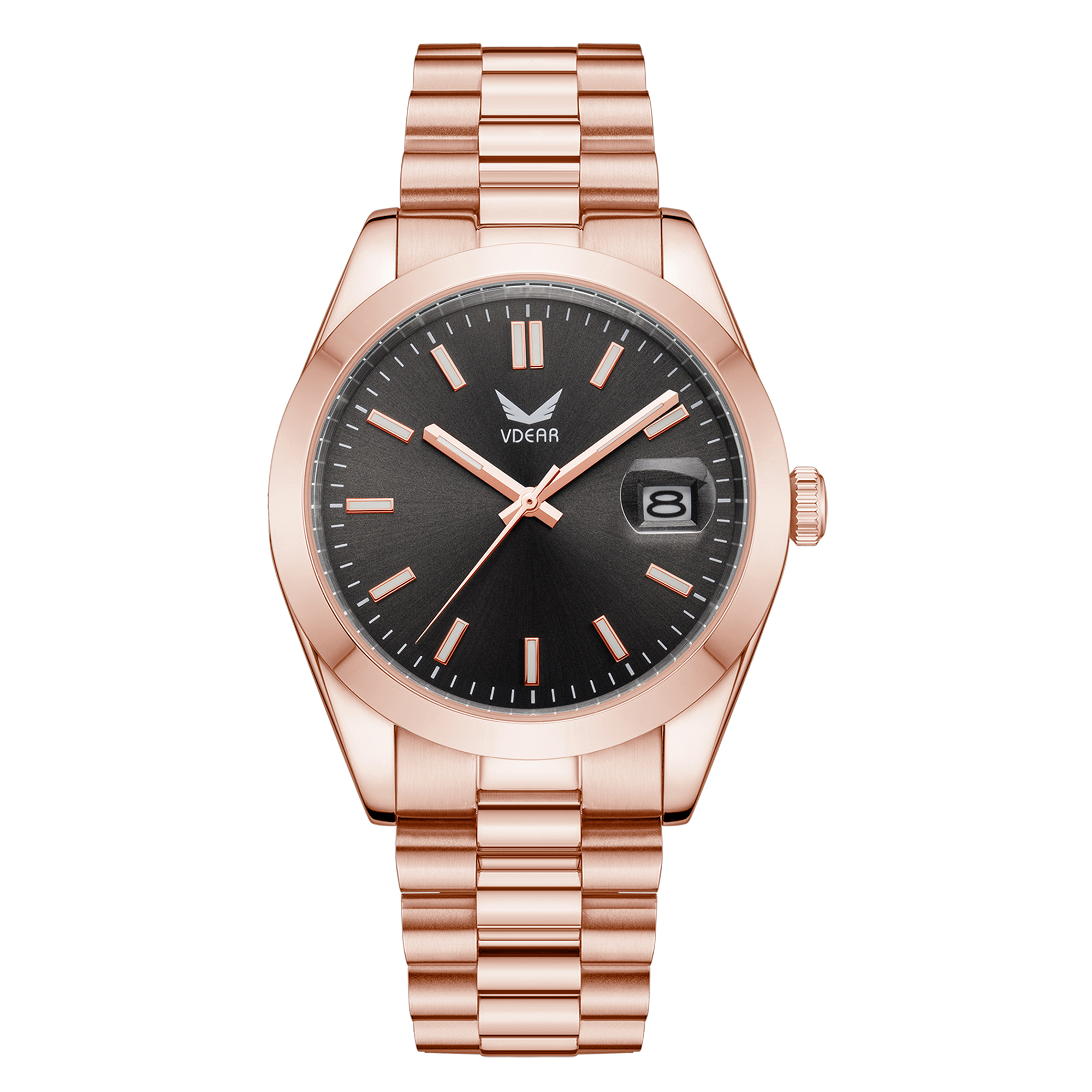 Iss Custom Mens Luxury Watch Vintage Blue Dial Montre Luminous Calendar High Quality Steel Band Watch - Image 11