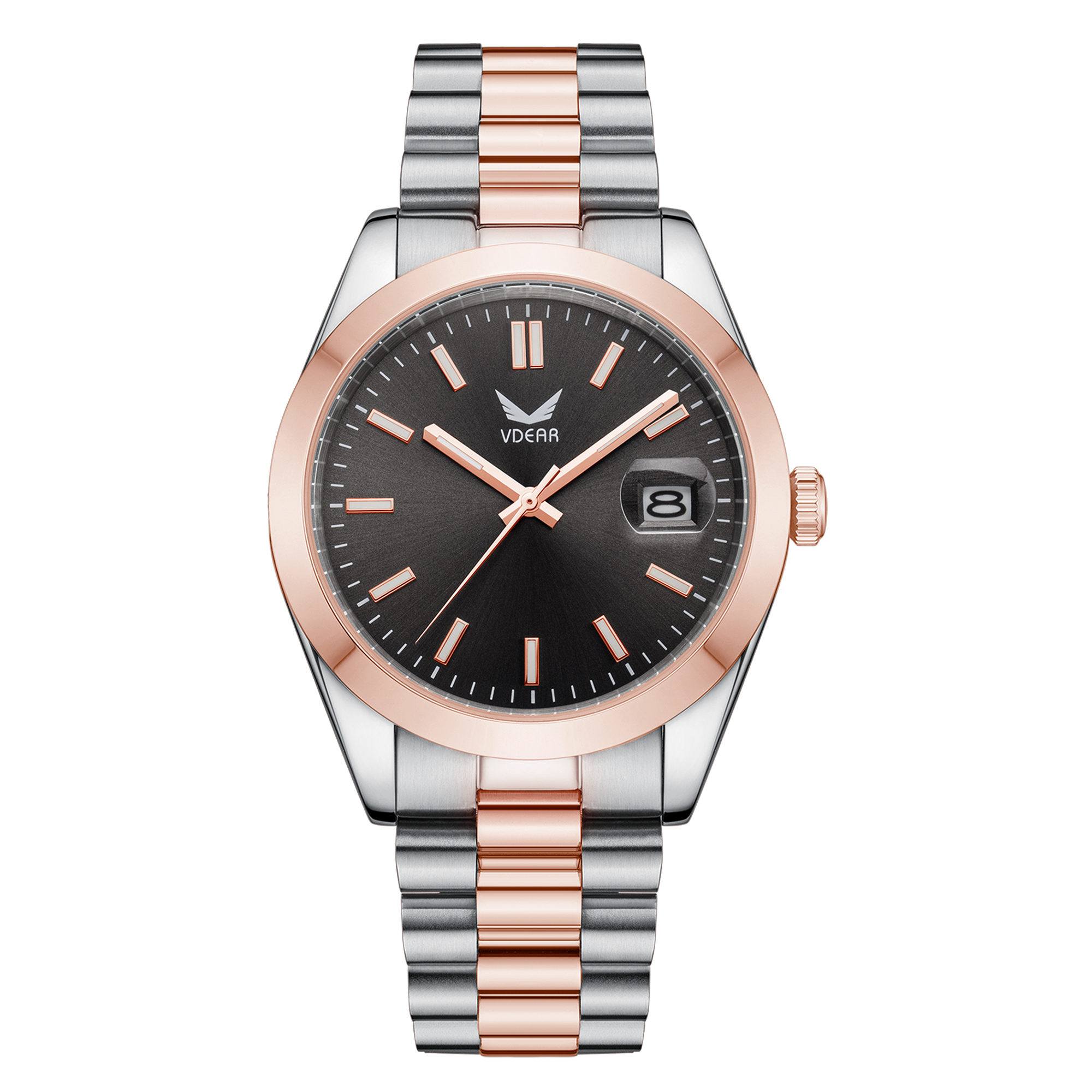 Iss Custom Mens Luxury Watch Vintage Blue Dial Montre Luminous Calendar High Quality Steel Band Watch - Image 16