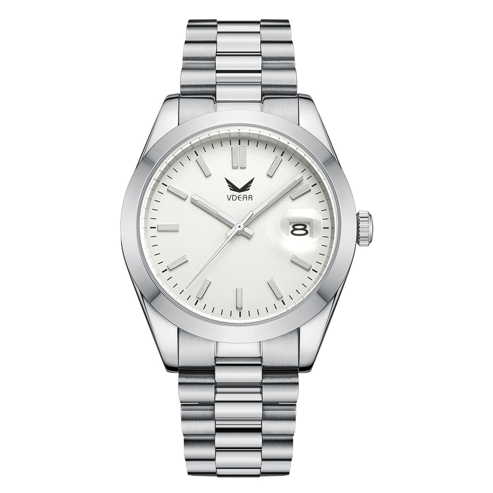 Iss Custom Mens Luxury Watch Vintage Blue Dial Montre Luminous Calendar High Quality Steel Band Watch - Image 21