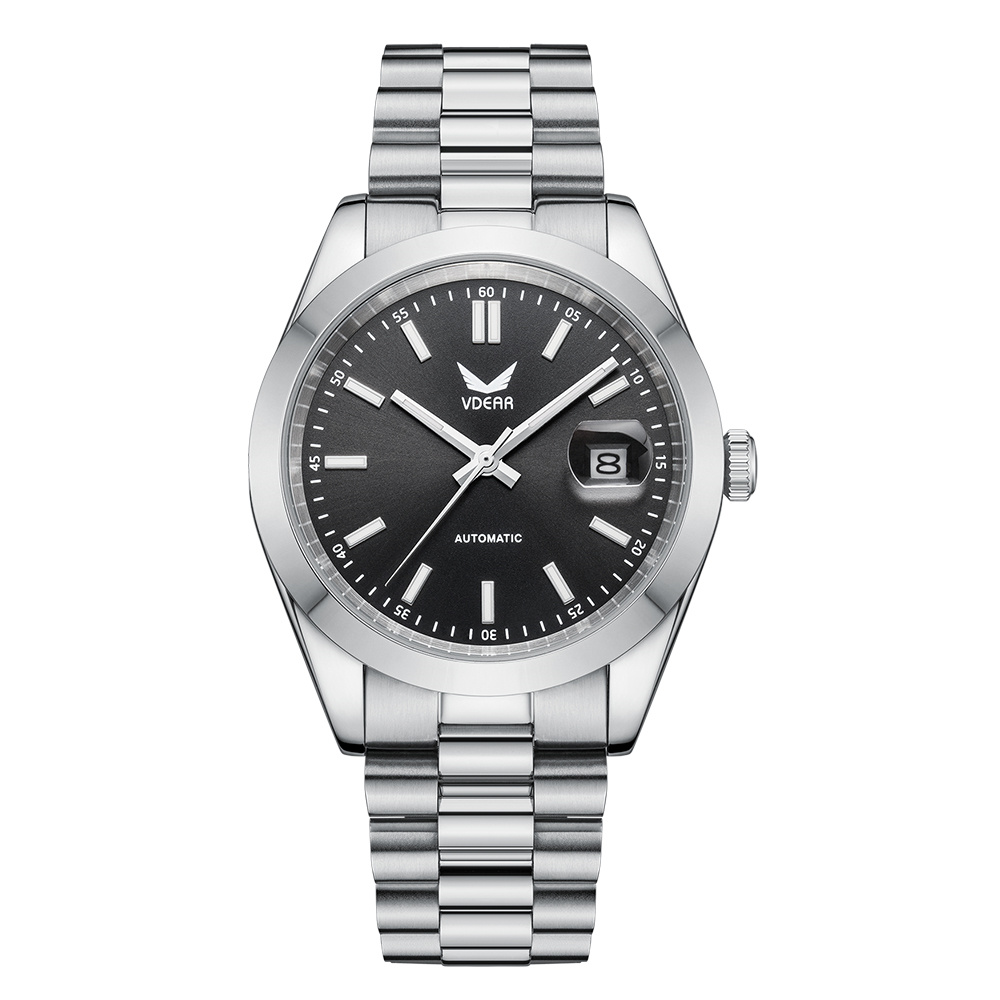 Iss Custom Mens Luxury Watch Vintage Blue Dial Montre Luminous Calendar High Quality Steel Band Watch - Image 24