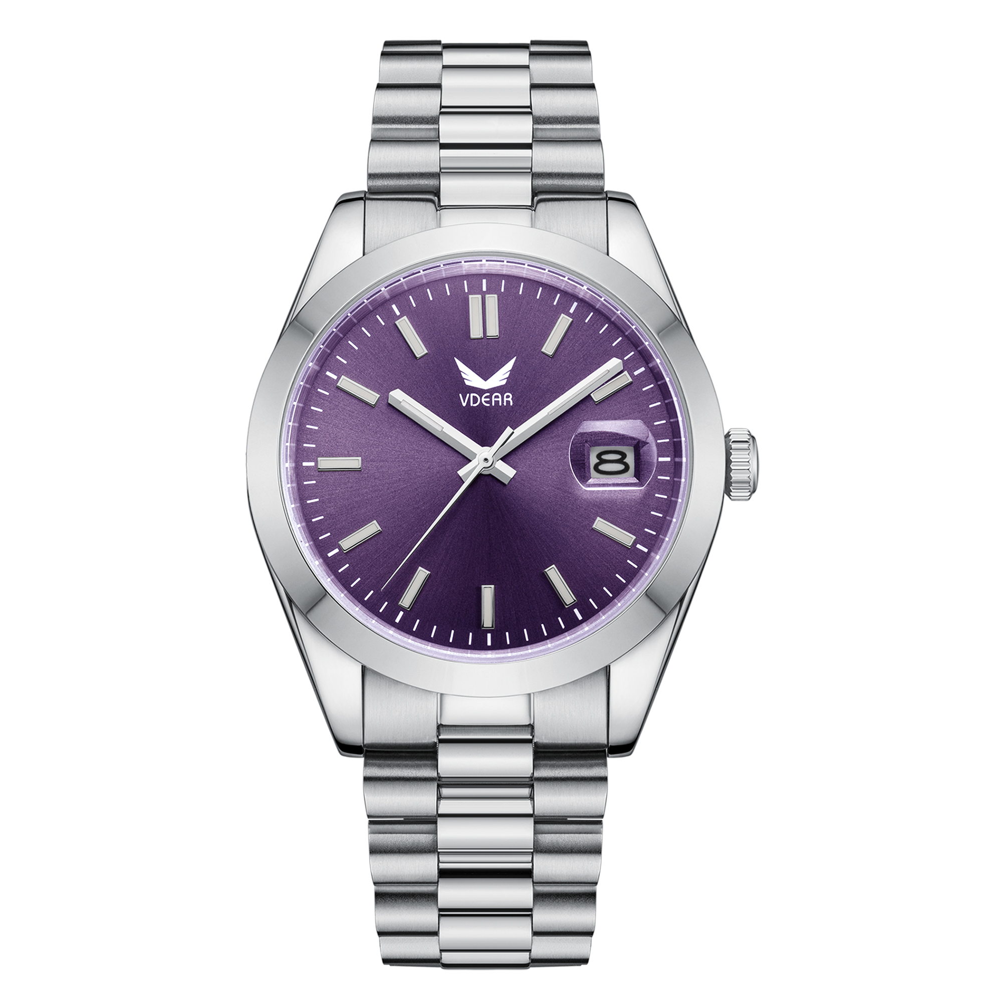 Iss Custom Mens Luxury Watch Vintage Blue Dial Montre Luminous Calendar High Quality Steel Band Watch - Image 7