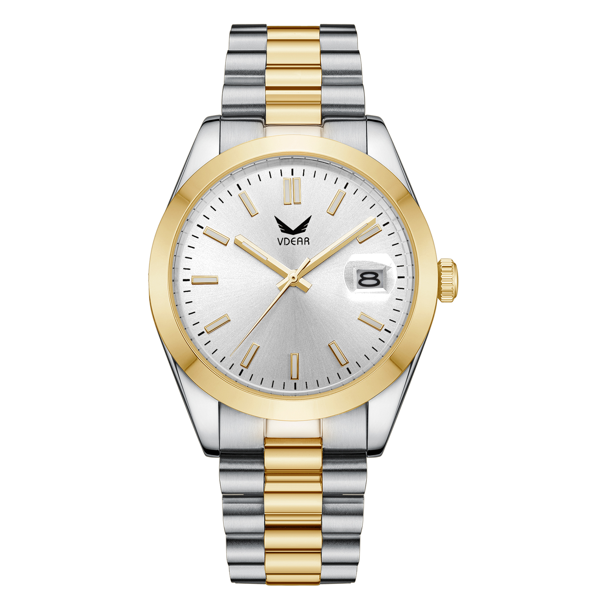 Iss Custom Mens Luxury Watch Vintage Blue Dial Montre Luminous Calendar High Quality Steel Band Watch - Image 8